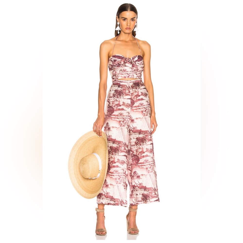 ZIMMERMANN Kali Hawaiian Jumpsuit Size Zimmermann 2 - Picture 1 of 5